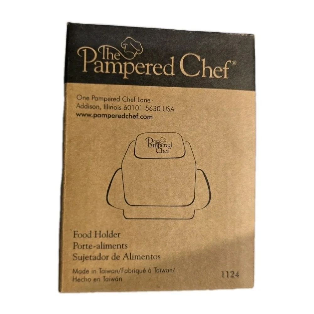 NEW!  Pampered‎ Chef #1124 Food Holder For Microplane Shredder Grater
